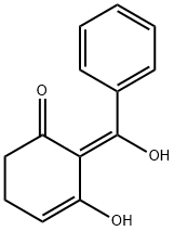 3-Cyclohexen-1-one, 3-hydroxy-2-(hydroxyphenylmethylene)-, (2E)- (9CI) 结构式