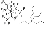 四丁基三氟三(五氟乙基)磷酸盐, 482635-81-4, 结构式