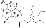 TETRABUTYLPHOSPHONIUM TRIS(PENTAFLUOROETHYL)TRIFLUOROPHOSPHATE Structure