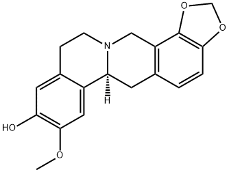 碎叶紫堇碱, 483-44-3, 结构式