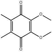 2,3-DIMETHOXY-5,6-DIMETHYL-P-BENZOQUINONE,483-54-5,结构式