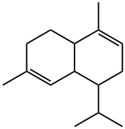 1,2,4a,5,6,8a-hexahydro-1-isopropyl-4,7-dimethylnaphthalene Structure