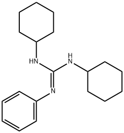 N-[Bis(cyclohexylamino)methylene]aniline Struktur