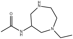 Acetamide,  N-(1-ethylhexahydro-1H-1,4-diazepin-6-yl)- Structure