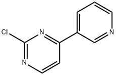 4-(3-吡啶基)-2-氯嘧啶, 483324-01-2, 结构式