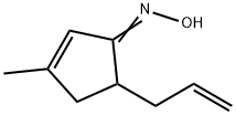 2-Cyclopenten-1-one,3-methyl-5-(2-propenyl)-,oxime(9CI),483358-44-7,结构式