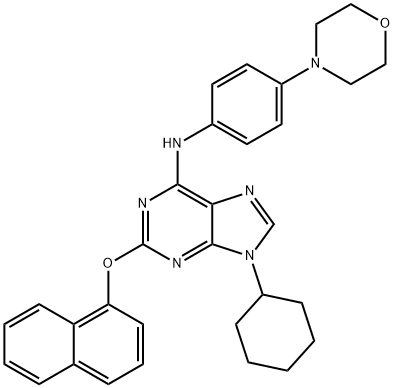嘌呤胺, 483367-10-8, 结构式