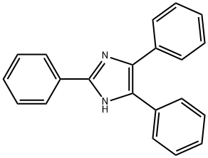 2，4，5－三苯基咪唑, 484-47-9, 结构式