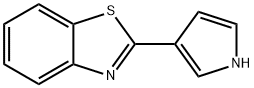 Benzothiazole, 2-(1H-pyrrol-3-yl)- (9CI) 结构式