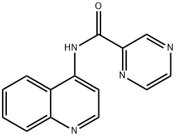 Pyrazinecarboxamide, N-4-quinolinyl- (9CI) 结构式