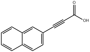 3-(2-萘基)-2-丙炔酸, 4843-43-0, 结构式