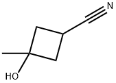 3-Hydroxy-3-Methylcyclobutanecarbonitrile Structure