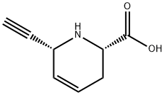 2-Pyridinecarboxylic acid, 6-ethynyl-1,2,3,6-tetrahydro-, (2S,6R)- (9CI) 结构式