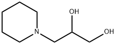 3-(1-ピペリジニル)-1,2-プロパンジオール 化学構造式