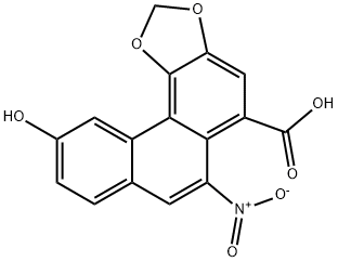 马兜铃酸C, 4849-90-5, 结构式