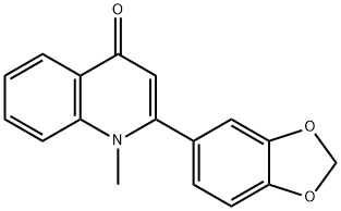 GRAVEOLINE|1-甲基-2- [3' ,4' - (亚甲二氧基)苯基] -4-喹诺酮