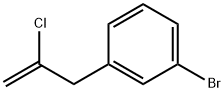 3-(3-Bromophenyl)-2-chloroprop-1-ene Struktur