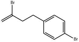 2-ブロモ-4-(4-ブロモフェニル)-1-ブテン 化学構造式