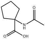1-acetamidocyclopentane-1-carboxylic acid Structure