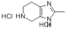 2-メチル-4,5,6,7-テトラヒドロ-3H-イミダゾ[4,5-C]ピリジン二塩酸塩 化学構造式