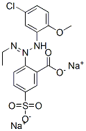 disodium 2-[3-(5-chloro-2-methoxyphenyl)-1-ethyltriazen-2-yl]-5-sulphonatobenzoate|BORATE(1-), TETRAKIS