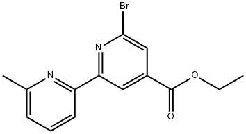 ETHYL 6-BROMO-6'-METHYL-2,2'-BIPYRIDINE-4-CARBOXYLATE Struktur