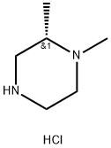 (S)-1,2-二甲基哌嗪二盐酸盐 结构式