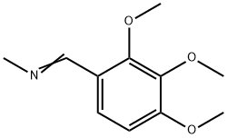 METHANAMINE, N-[(2,3,4-TRIMETHOXYPHENYL)METHYLENE]- 化学構造式