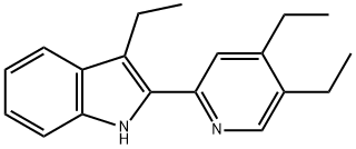 486-04-4 2-(4,5-Diethyl-2-pyridinyl)-3-ethyl-1H-indole