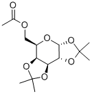 6-O-乙酰基 - 1,2:3,4-二-O-异亚丙基A-D吡喃半乳糖, 4860-78-0, 结构式