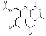 甲基-2,3,4,6-四-O-乙酰-Β-D-葡萄糖苷,4860-85-9,结构式