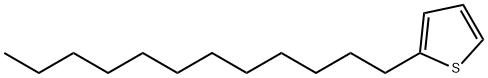 2-十二烷基噻吩, 4861-61-4, 结构式