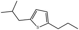 2-Isobutyl-5-propylthiophene Structure