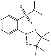 2-(N,N-DIMETHYLSULFAMOYL)PHENYLBORONIC ACID. PINACOL ESTER,486422-06-4,结构式