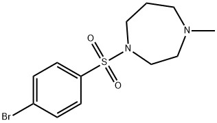 1-[(4-溴苯基)磺酰基]-4-甲基哌嗪,486422-31-5,结构式