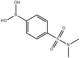 4-(N,N-DIMETHYLSULPHONAMIDO)BENZENEBORONIC ACID Struktur