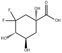 시클로헥산카르복실산,3,3-디플루오로-1,4,5-트리히드록시-,(1R,4S,5R)-(9CI)