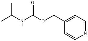 Isopropylcarbamic acid 4-pyridinylmethyl ester,4867-59-8,结构式