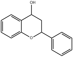 2-フェニルクロマン-4-オール 化学構造式