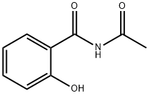 N-アセチル-2-ヒドロキシベンズアミド 化学構造式
