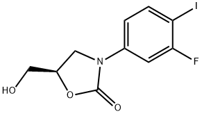 (5R)-3-(3-FLUORO-4-IODOPHENYL)-5-HYDROXYMETHYLOXAZOLIDIN-2-ONE