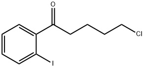 5-CHLORO-1-(2-IODOPHENYL)-1-OXOPENTANE Struktur