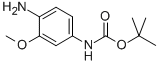 4-AMINO-3-METHOXYPHENYLCARBAMIC ACID TERT-BUTYL ESTER Structure