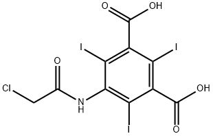 5-(2-ChloroacetaMido)-2,4,6-triiodo-isophthalic Acid 结构式