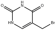 2,4(1H,3H)-Pyrimidinedione, 5-(bromomethyl)- (9CI) 结构式