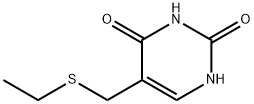 5-ETHYLSULFANYLMETHYLURACIL Structure