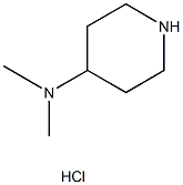 N,N-ジメチルピペリジン-4-アミン二塩酸塩 化学構造式