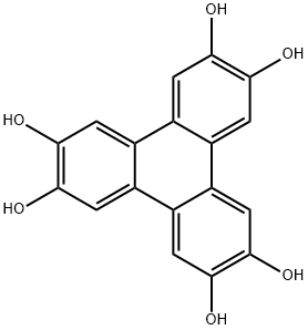 2,3,6,7,10,11-六羟基三苯 结构式