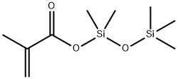 メタクリル酸ペンタメチルジスイルオキサニル 化学構造式