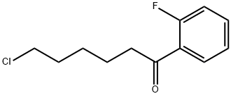 6-CHLORO-1-(2-FLUOROPHENYL)-1-OXOHEXANE Struktur